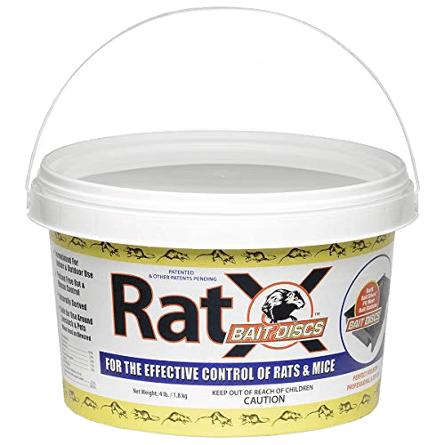 RatX Rodent Control Bait Discs for Rats & Mice – Poison Free